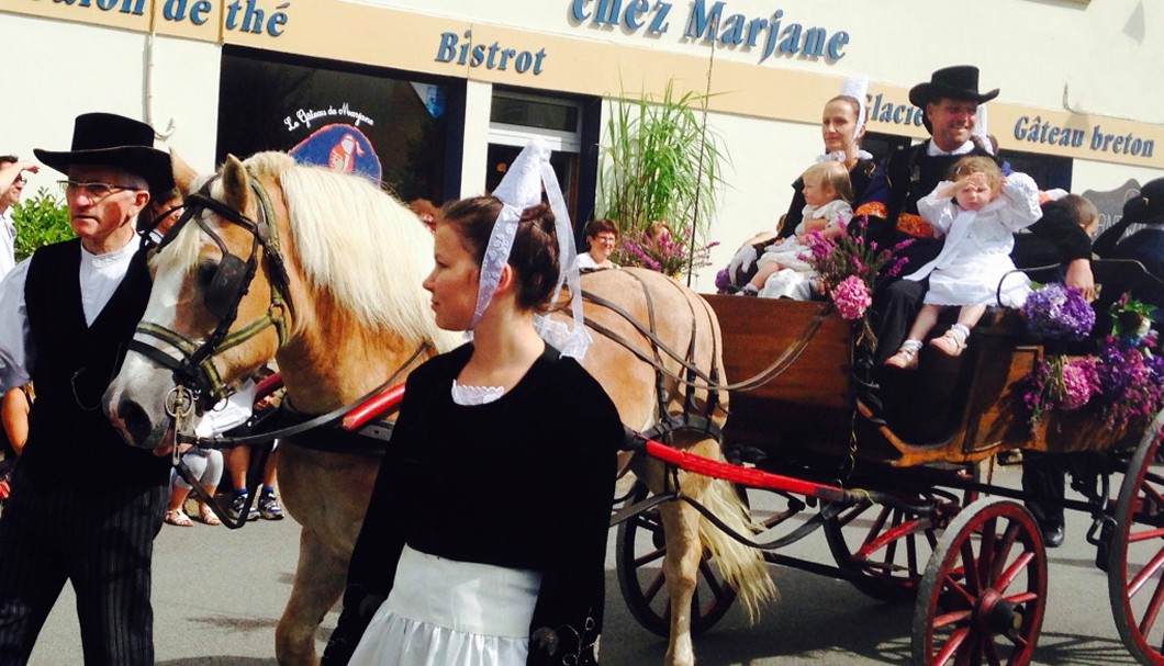 Ferienhaus Bretagne Kellereg - Festival du Menez-Hom in Plomodiern, immer im August, ein schönes bretonisches Fest