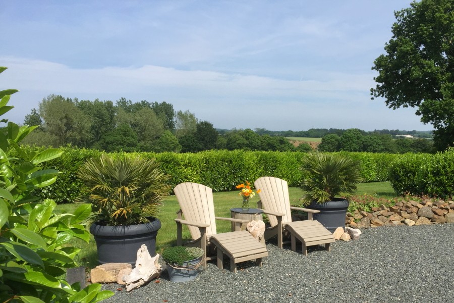 Ferienhaus Bretagne Maison Kerguen - unser Garten