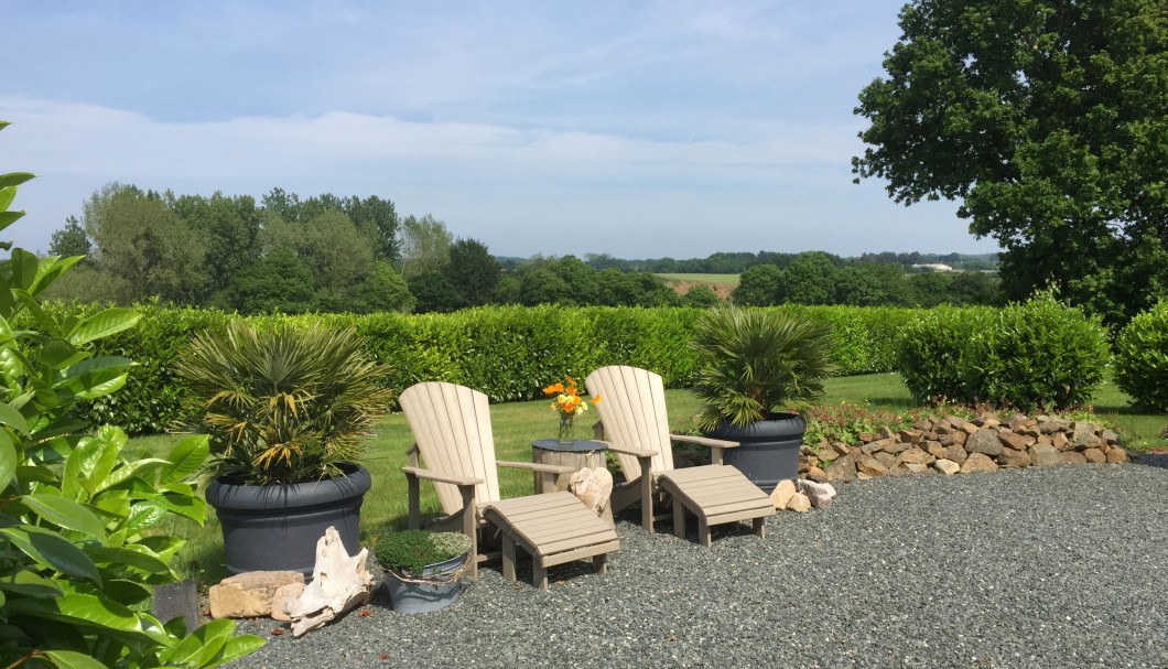 Ferienhaus Bretagne Maison Kerguen - unser Garten