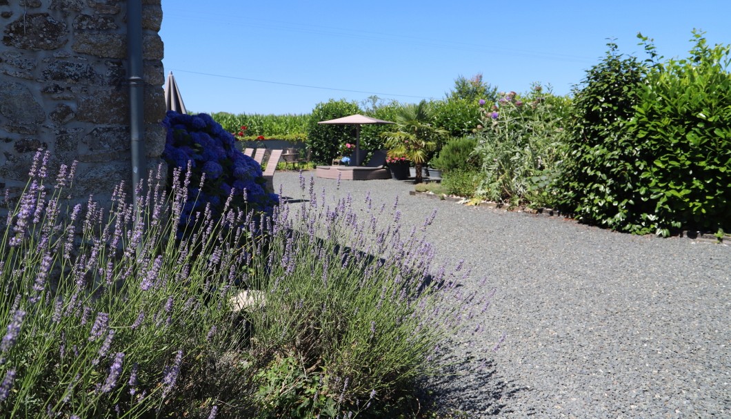 Ferienhaus Bretagne Maison Kerguen - unser Garten