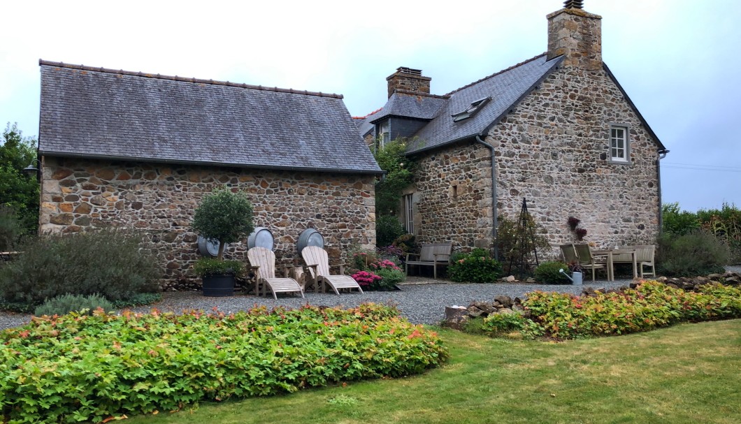 Ferienhaus Bretagne Maison Kerguen - unser Garten