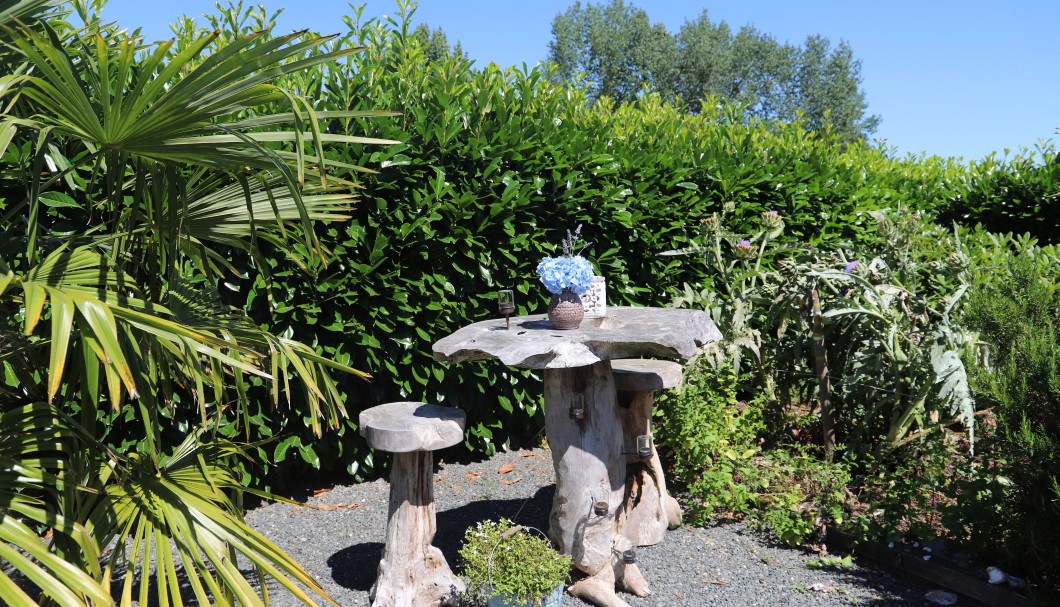 Ferienhaus Bretagne Maison Kerguen - unser Garten