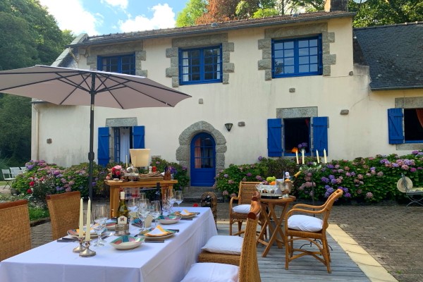 Ferienhaus Bretagne Moulin-de-Kerouzic für 6 Personen - mittendrin im Bretagne-Urlaub.