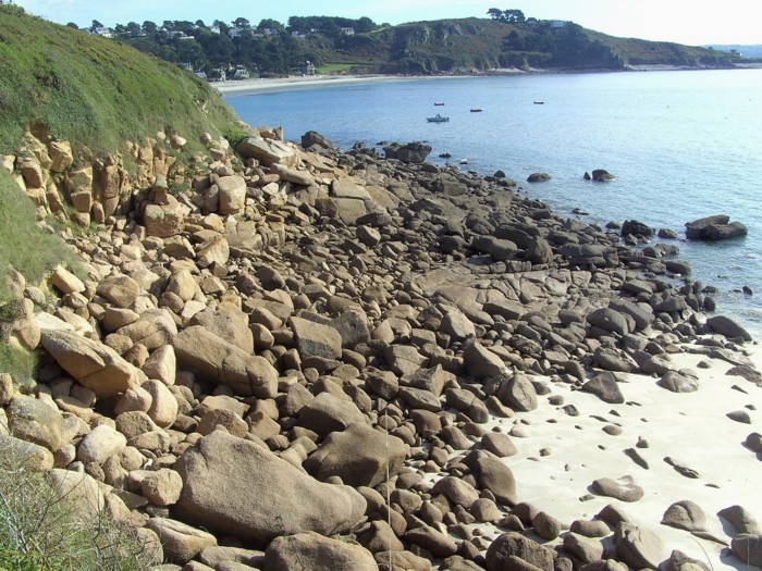 Strand bei Treburden in der Nähe des Ferienhauses