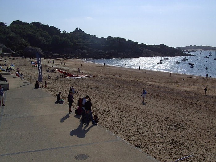 Strand bei Tregastel in der Nähe des Ferienhauses