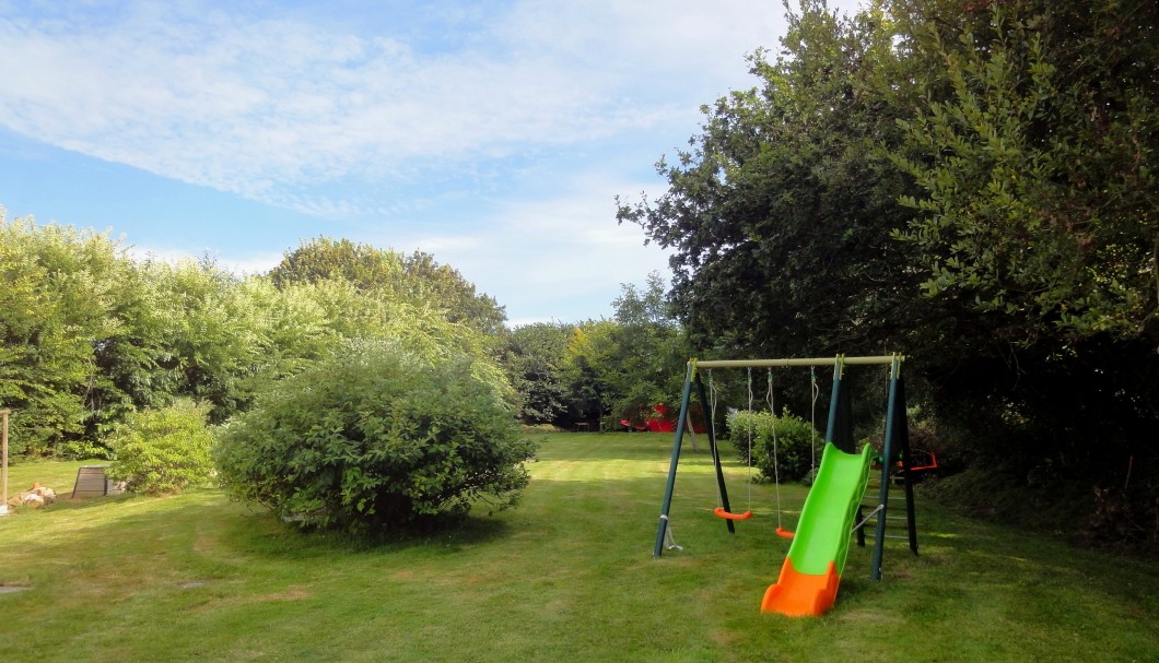 Ferienhaus Bretagne La Villa Arvorel in Tr&eacute;beurden - Garten