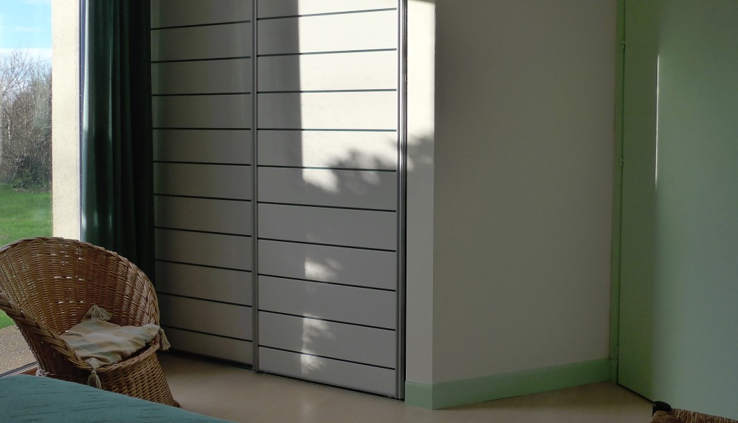 Ferienhaus Bretagne La Villa Arvorel in Tr&eacute;beurden - Schlafzimmer Algue 2