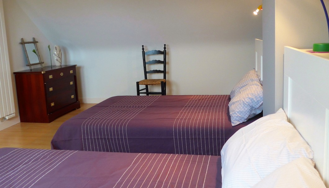 Ferienhaus Bretagne La Villa Arvorel in Tr&eacute;beurden - Schlafzimmer Galets 2