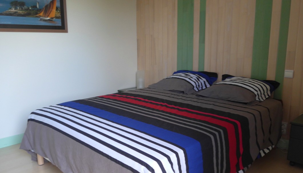 Ferienhaus Bretagne La Villa Arvorel in Tr&eacute;beurden - Schlafzimmer Algue 1