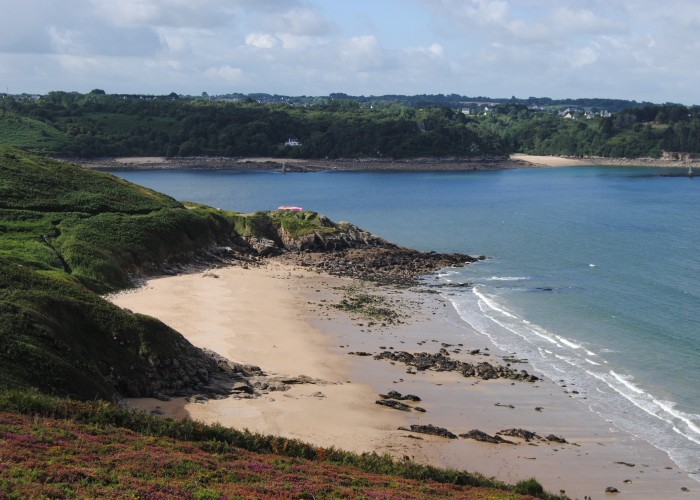 Ferienwohnung Bretagne Petite Coquille - Strand am Ferienhaus