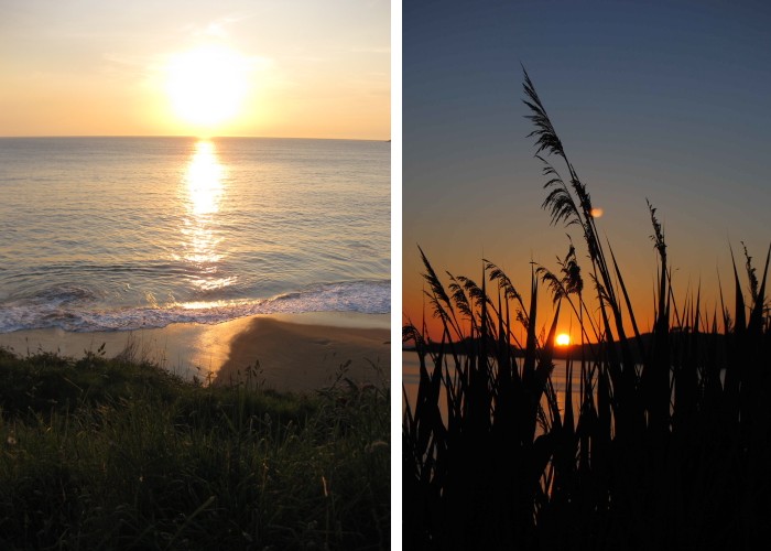 Ferienwohnung Bretagne Petite Coquille - Abendstimmung am Strand