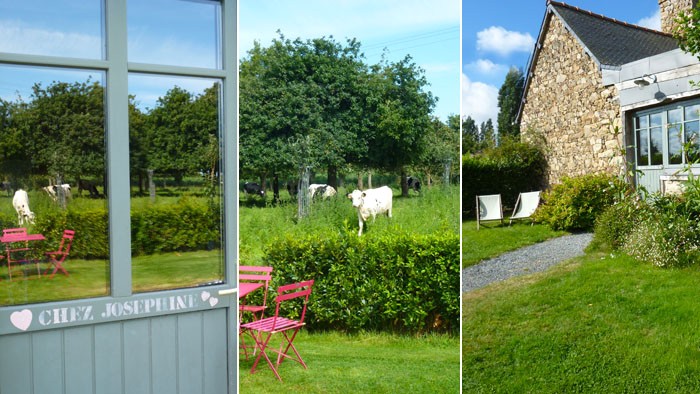 Ferienhaus Bretagne Joséphine - Garten