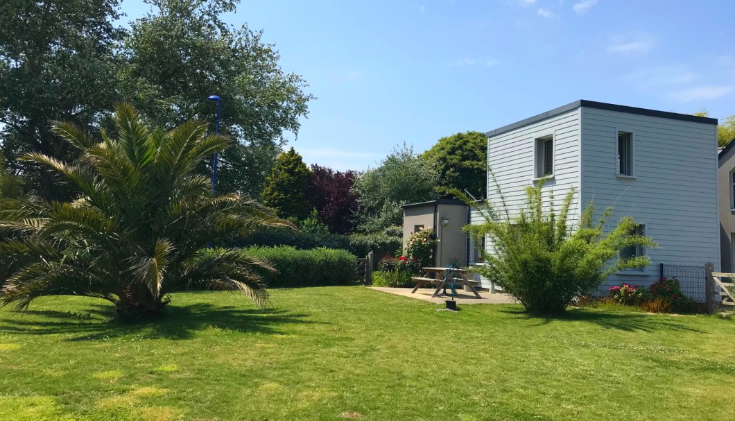 Ferienhaus Bretagne am Meer Le Diben - Garten