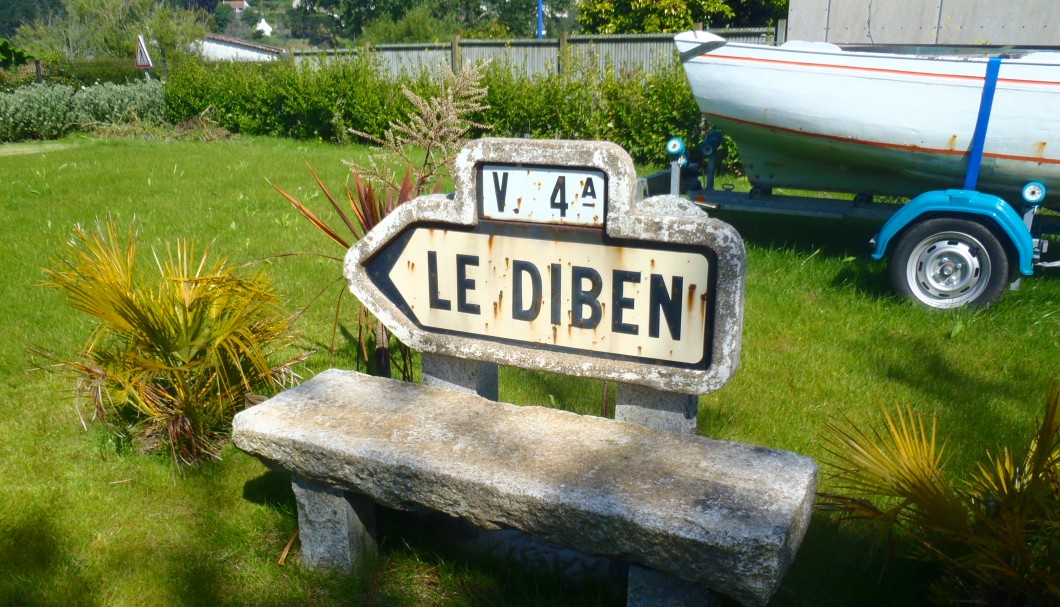 Ferienhaus Bretagne am Meer Le Diben - Garten