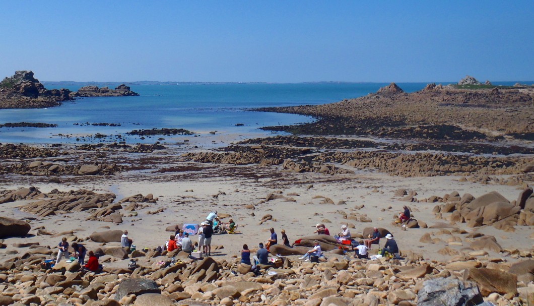 Ferienhaus Bretagne am Meer Le Diben - Ebbe