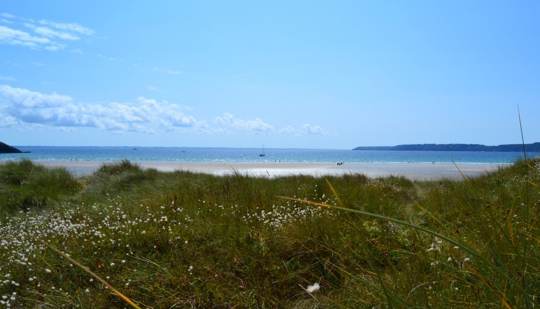 Ferienhaus Bretagne Lescorveau - Bucht von Morgat im Oktober 2014