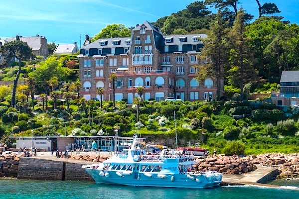 Ferienwohnung Bretagne direkt am Meer Meerblick 2 Personen