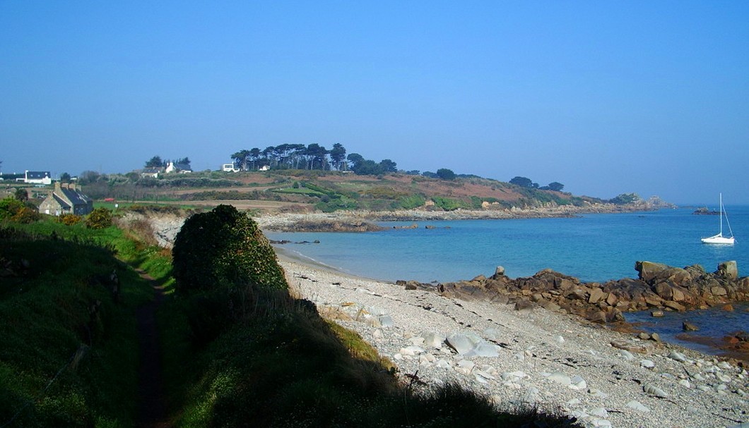 Ferienhaus Bretagne Kerbleustic auf der Halbinsel von Plougrescant