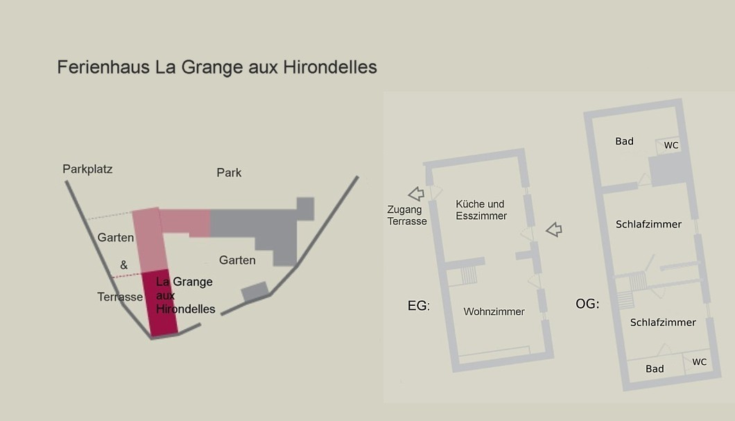 Ferienhaus Bretagne La Grange aux Hirondelles - Grundrisse