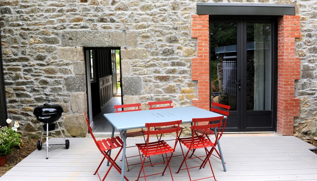 Ferienhaus Bretagne La Maison d'Amandine - Terrasse