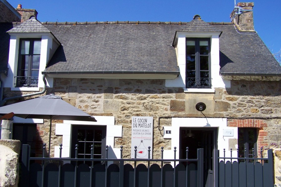Ferienhaus Bretagne Le cOcOn du Matelot - Blick in den Hof