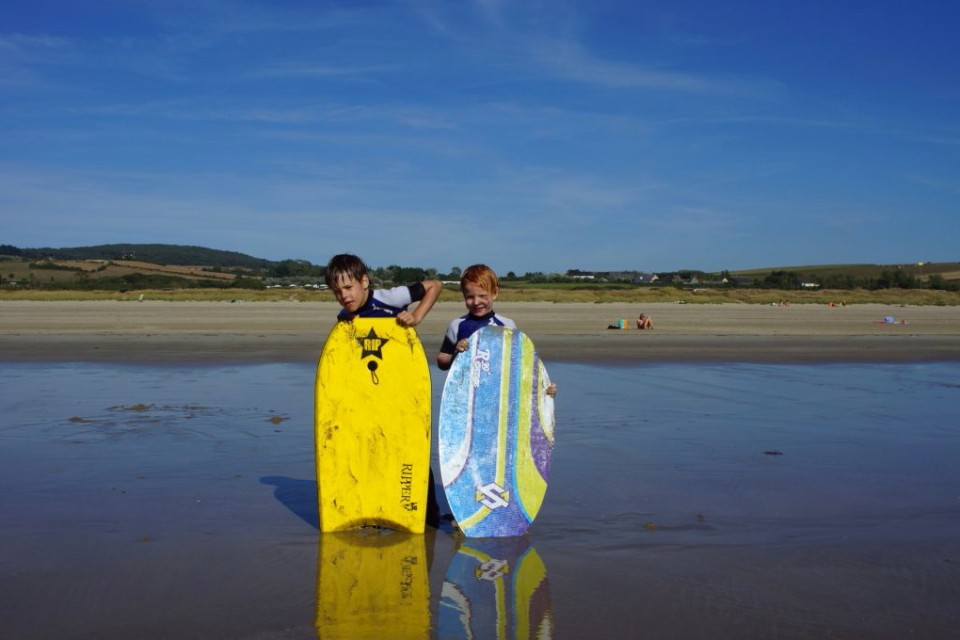 Ferienhaus Bretagne in St-Nic - Kitesurfen und Drachen am Strand von Pentrez