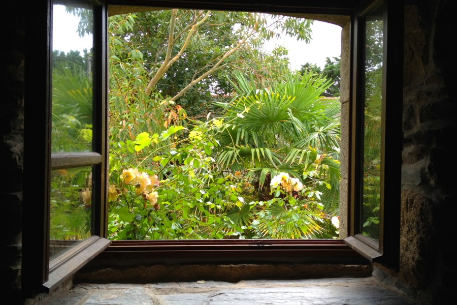 Ferienhaus Bretagne in St-Nic - Fenster