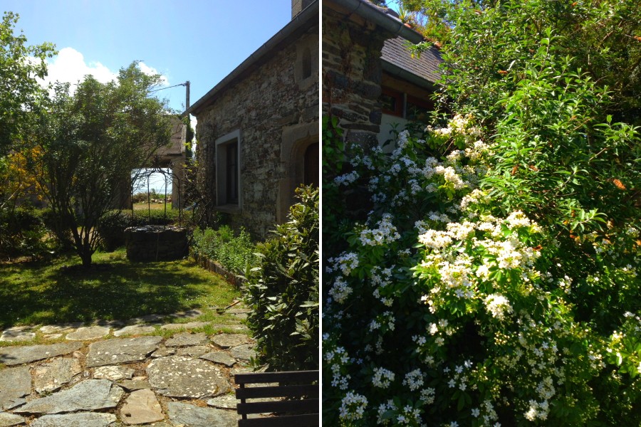 Ferienhaus Bretagne in St-Nic - Gartendetails