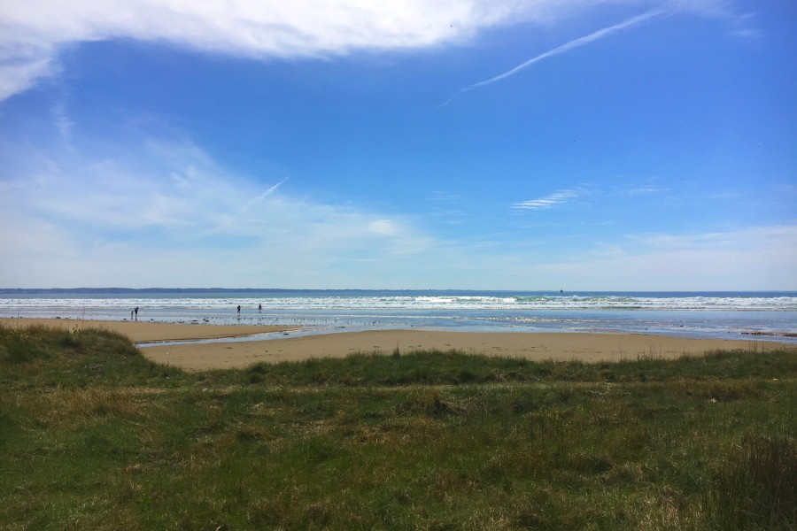 Ferienhaus Bretagne in St-Nic - Strand Pentrez