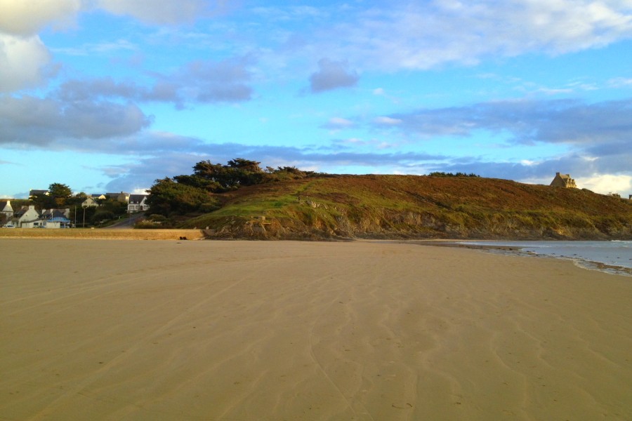 Ferienhaus Bretagne in St-Nic - Strand Pentrez