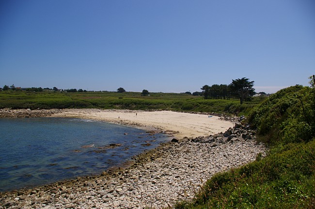 Die Insel Ile Grande an der Nordküste der Bretagne