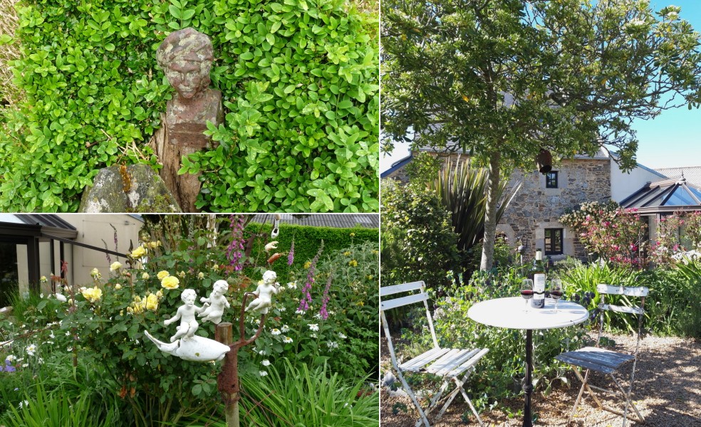 Ferienhaus Bretagne TyCoz - Garten-Impressionen