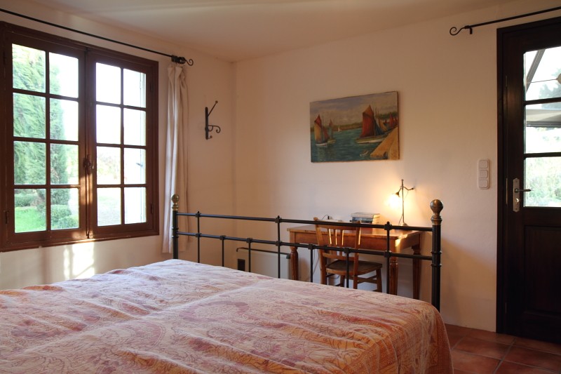 Ferienhaus Bretagne TyCoz: Schlafzimmer im Anbau