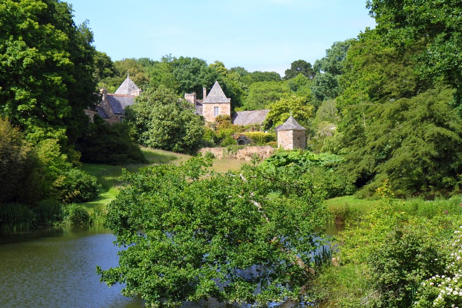 Bretagne Gärten Kerdalo