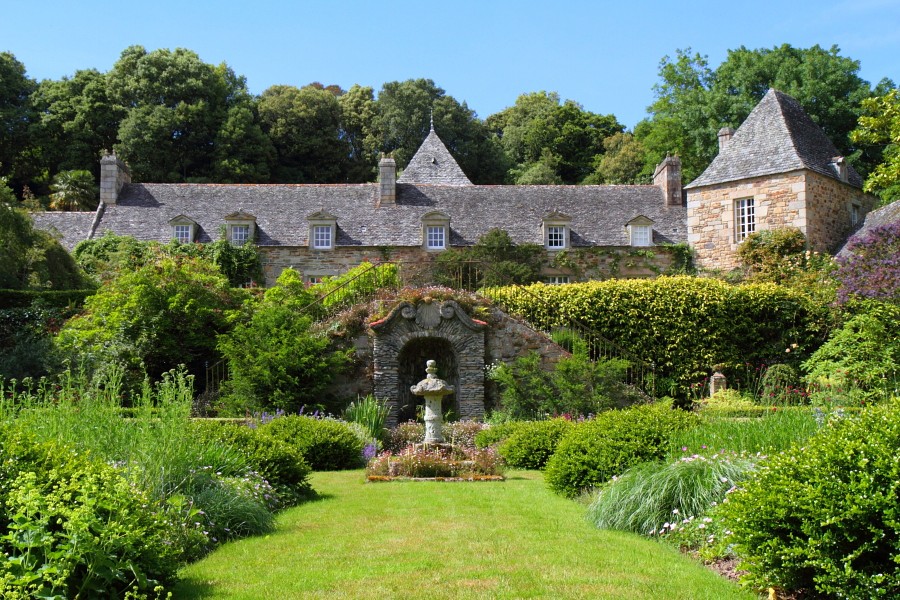 Bretagne Gärten Kerdalo