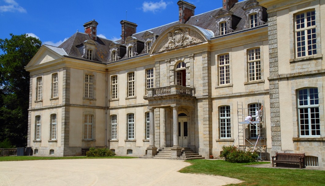 Bretagne Skulpturenpark Kerguéhennec - Schloss