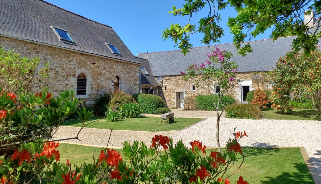 Gästezimmer Bretagne Le Colombier - Der Garten