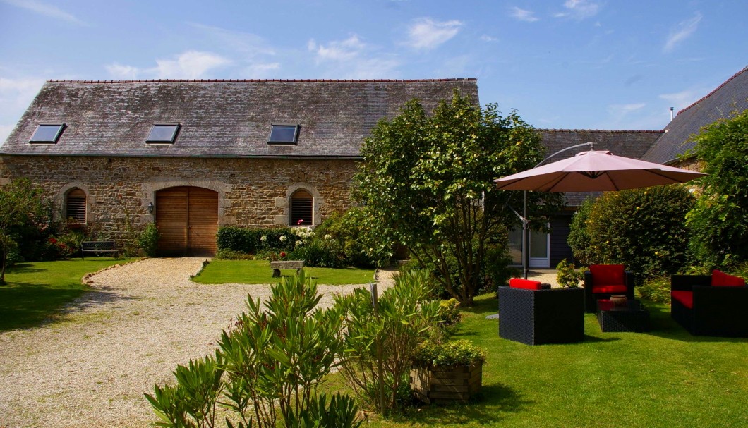 Gästezimmer Bretagne Le Colombier - Der Garten