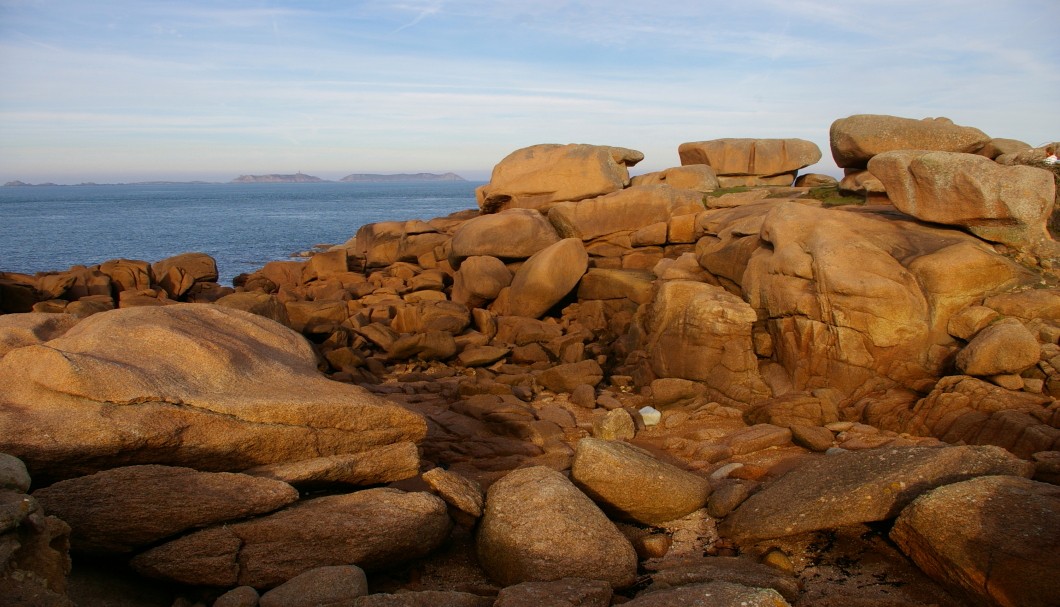 Gästezimmer Bretagne Le Colombier - Rosa Granitküste