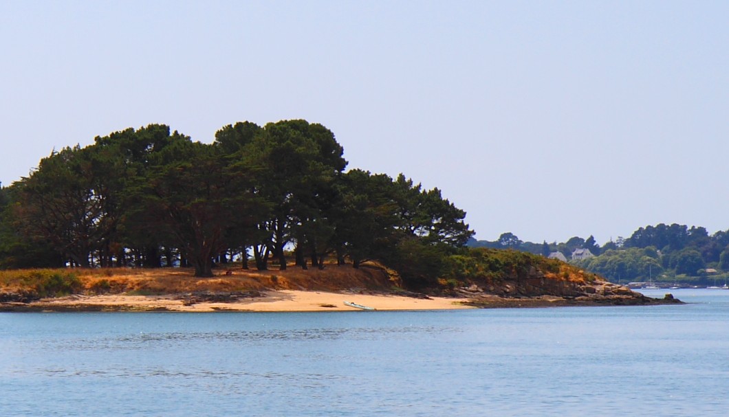Der Golf von Morbihan: kleine Insel