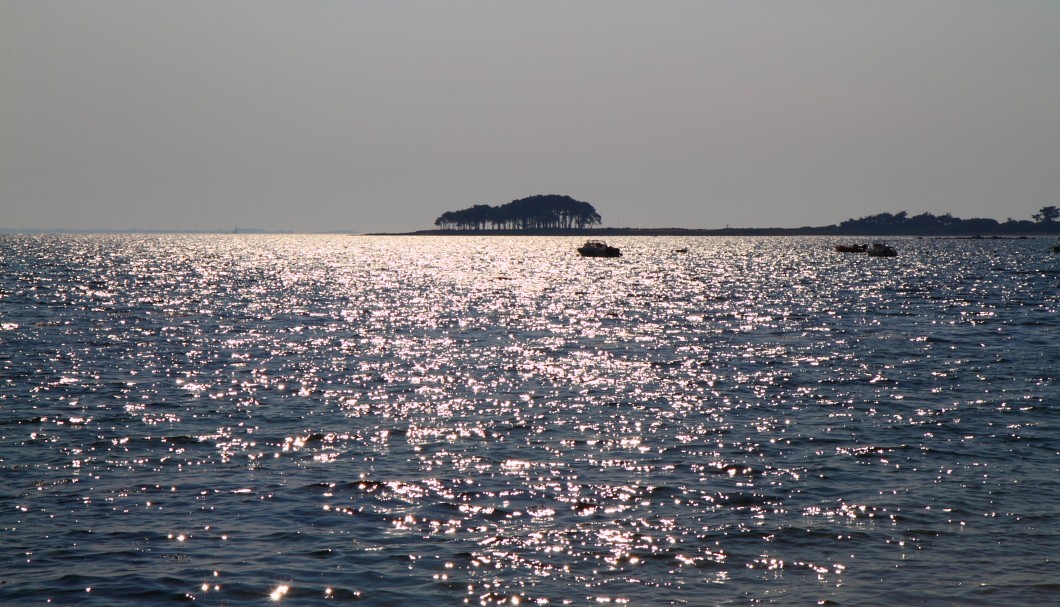 Locmariaquer Abendstimmung am Meer