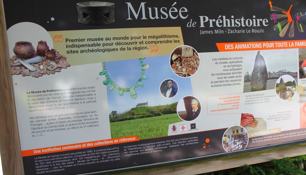 Bretagne Megalithkultur: Das prähistorische Museum von Carnac