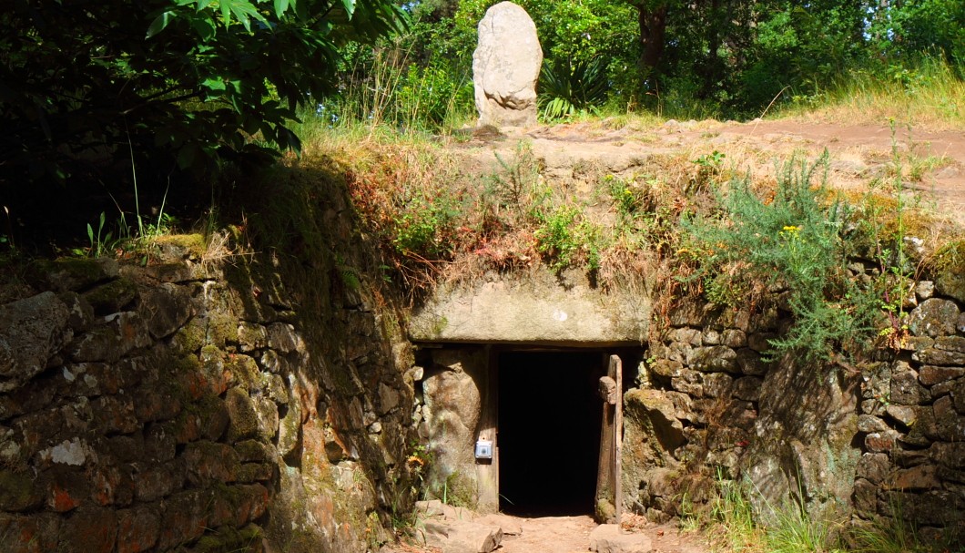 Bretagne Megalithkultur Carnac Tumulus von Kercado