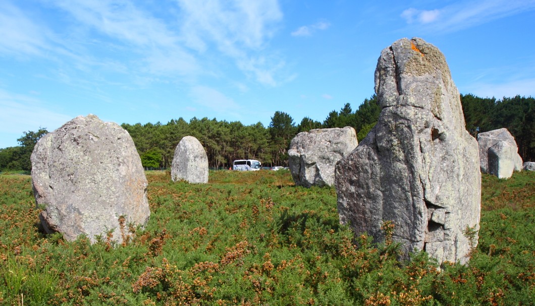 Bretagne Carnac Steinreihen von Kermario