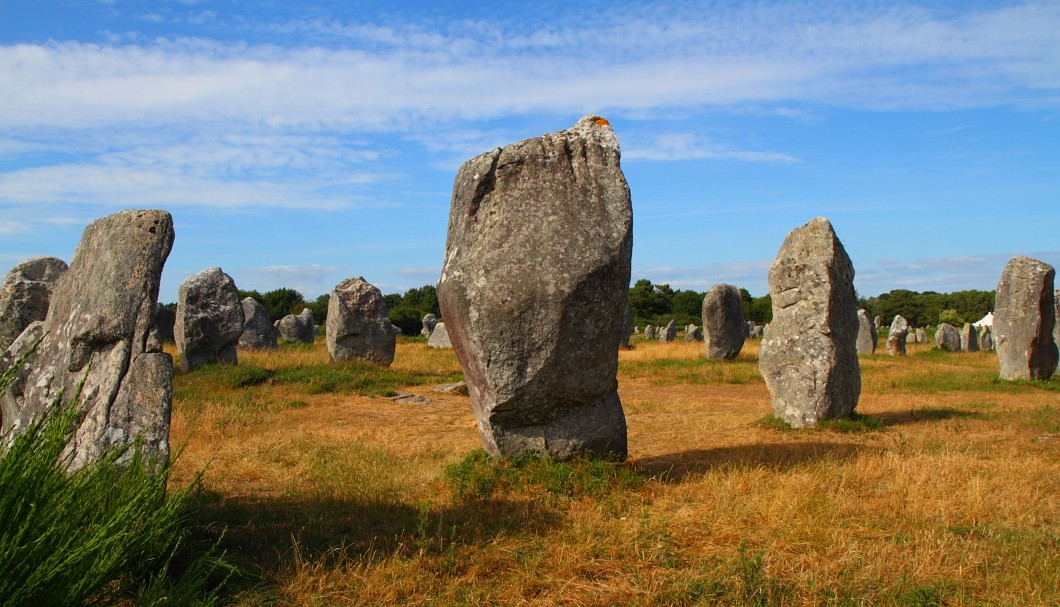 Bretagne Carnac Steinreihen von Ménec
