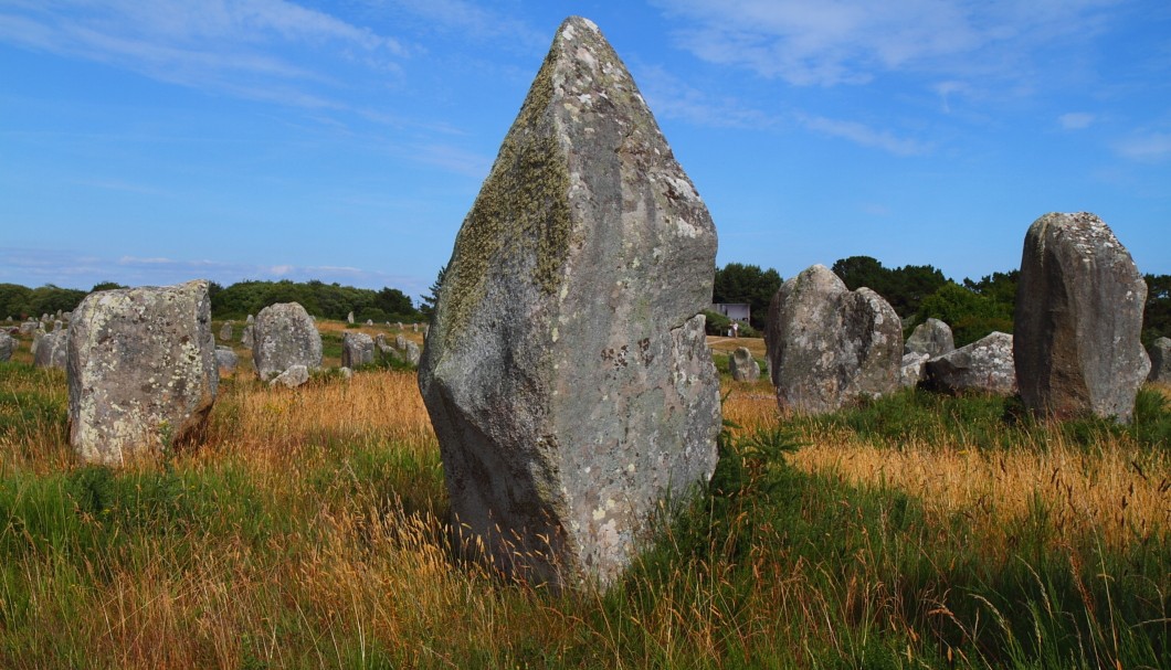 Bretagne Carnac Steinreihen von Ménec