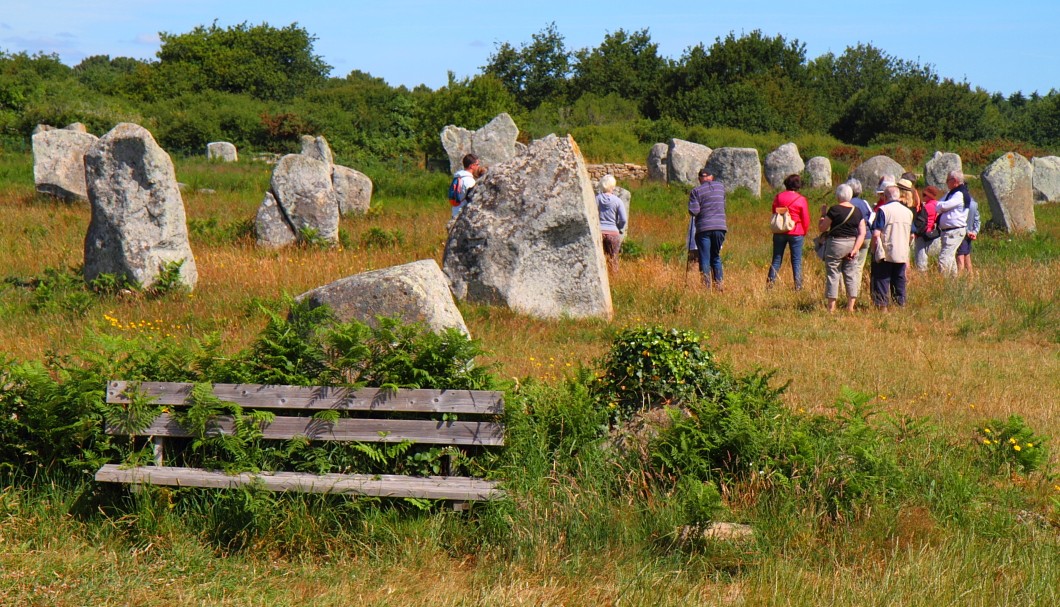 Bretagne Carnac Steinreihen von Ménec