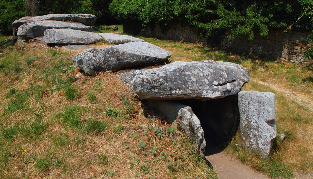 Locmariaquer Dolmen Mané-Rethual - der Eingang