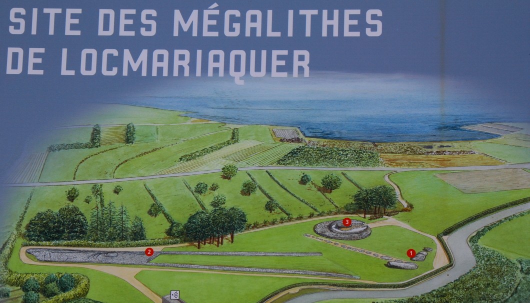 Locmariaquer Megalith-Gelände