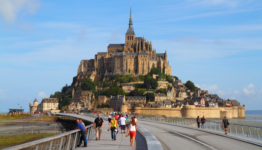 Mont-Saint-Michel - neue Brücke